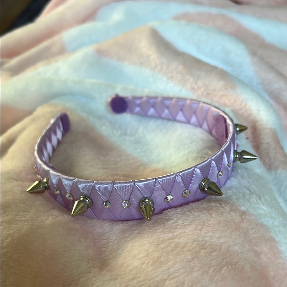 Purple Studded Headband